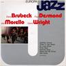 Europa Jazz, Dave Brubeck, Paul Desmond, Joe Morello, Eugene Wright  - LP cover